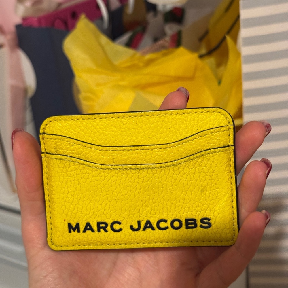 Marc Jacobs Yellow Card Holder